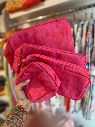 CACTUS COWGIRL -4 PIECE TOILETRY BAG Moon Ryder Lounge