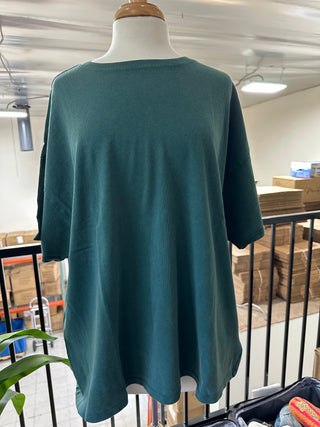 Oversize Boyfriend Tees - NEW COLORS !! Tops Moon Ryder Capsule SMALL HUNTER GREEN