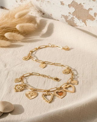 Heart Charm Necklace Accessories Laurel + August