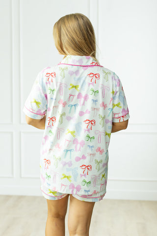 PASTEL BOW LOUNGE SET Shirts Moon Ryder Lounge