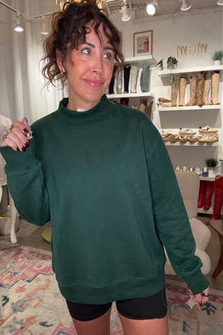 HUNTER MOCK NECK SWEATSHIRT - ETA 09/30