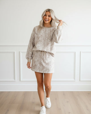 CAMO SKIRT Bottom Moon Ryder Capsule SM Khaki Camo