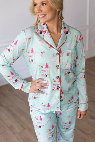 PROSECCO CHRISTMAS HOLIDAY LOUNGE SET Shirts Moon Ryder Lounge