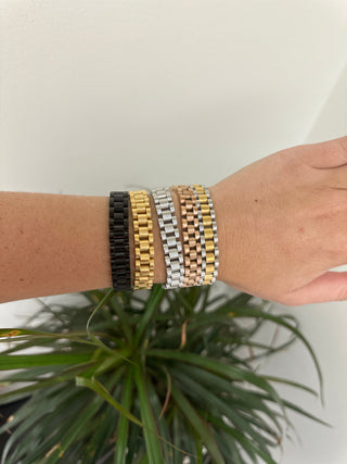 Time Stainless Steel Watch Band Bracelets Accessories Laurel + August