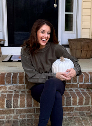 ESSENTIAL LUX CORDED CREW COLLECTION - HUNTER Sweatshirt Moon Ryder Corded