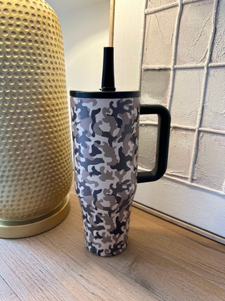 GREEN CAMO TUMBLER Accessories Moon Ryder Lounge