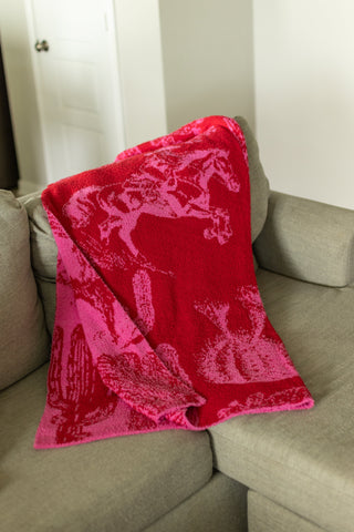 CACTUS COWGIRL Blanket