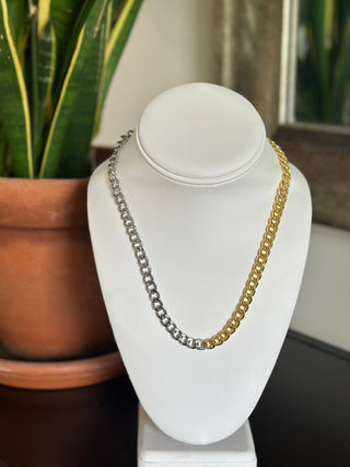 TWO TONE CHUNKY CHAIN