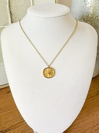 18K Plate Vintage North Star Pendant Jewelry Laurel + August