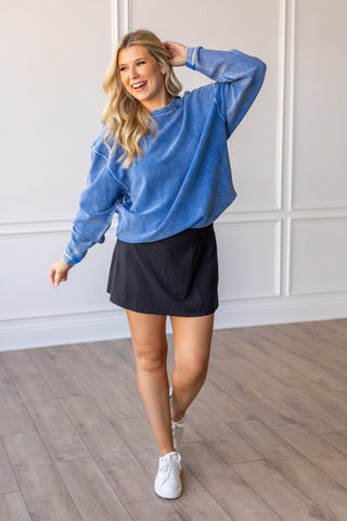 ROYAL - ESSENTIAL CORDED CREW Sweatshirt Moon Ryder Corded