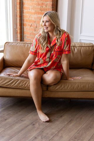 JUNGLE WILD LOUNGE SHORT SLEEVE - ETA 01/20/26 Shirts Moon Ryder Lounge