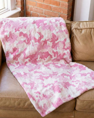 PINK CAMO BLANKET Accessories Moon Ryder Lounge