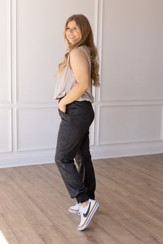 SPLATTER PRINT JOGGER Bottoms Closeout