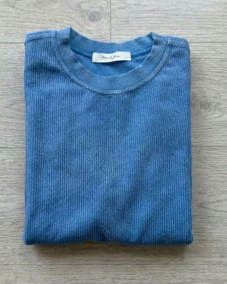 MARINA - ESSENTIAL CORDED CREW Sweatshirt Moon Ryder Corded