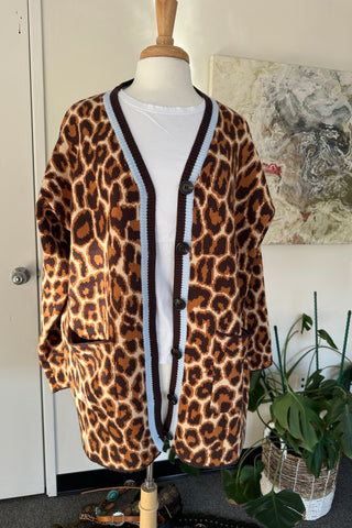 LEOPARD CARDI - ETA 10/30