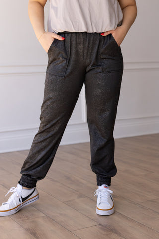 SPLATTER PRINT JOGGER Bottoms Closeout Small