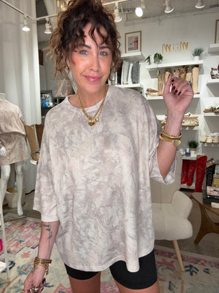 CAMO WAVE RIB TEE Tops Moon Ryder Capsule SM LIGHT TAUPE