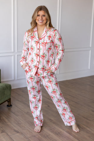 CHRISTMAS BOW HOLIDAY LOUNGE SET