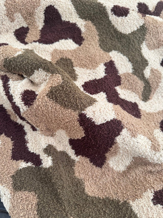 GREEN CAMO BLANKET Accessories Moon Ryder Lounge