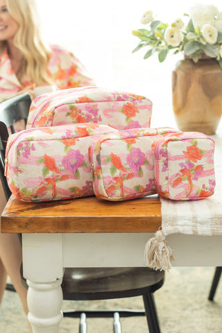 MANDARIN BOHO - 4 PIECE TOILETRY BAG Moon Ryder Lounge Mandarin Boho