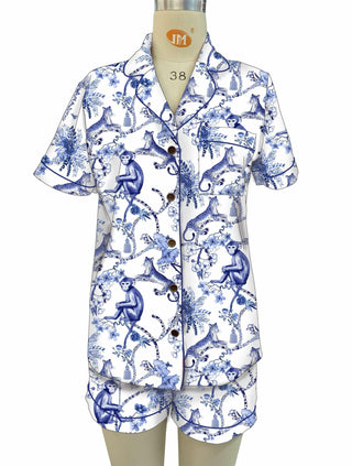BLUE JUNGLE LOUNGE SET Shirts Moon Ryder Lounge