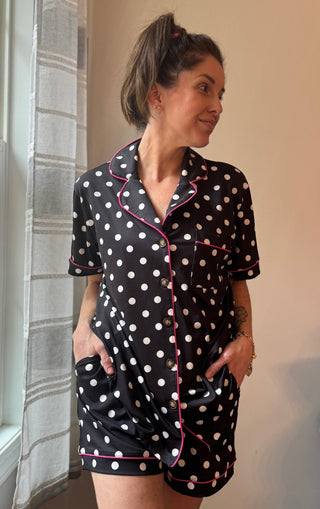 POLKA DOT LOUNGE SET Shirts Moon Ryder Lounge