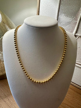 18k Gold Filled Bead Necklace Accessories Laurel + August