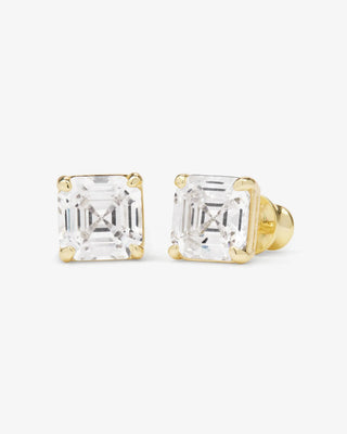 8mm CZ Square Stud Jewelry Laurel + August