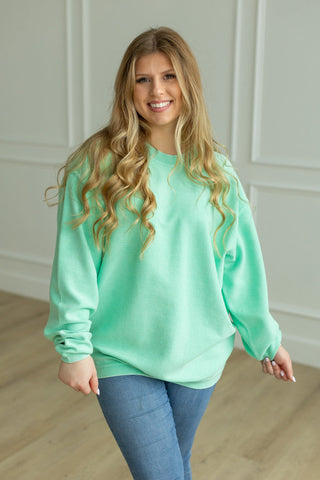 SEAGLASS - CORDED CREWS Sweatshirt Moon Ryder Corded