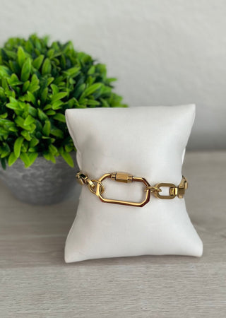 Carabiner Chunky Link Bracelet Jewelry Laurel + August