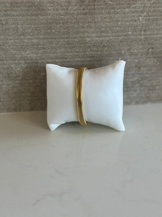 Flex 18k Gold Plated Mesh Bracelet Jewelry Laurel + August 8CM