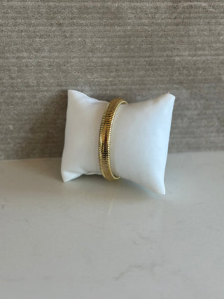 Flex 18k Gold Plated Mesh Bracelet Jewelry Laurel + August 10CM