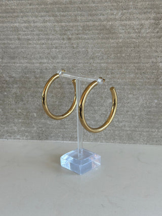 Quinn Chunky Hoops Accessories Laurel + August GOLD 50mm