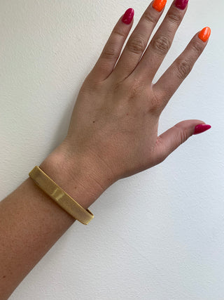 Gabbi 18k Gold Plated Mesh Bracelet Jewelry Laurel + August