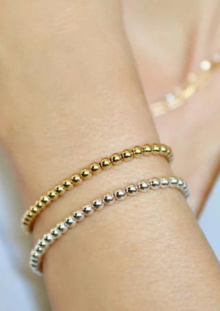 Stacked 14k Gold Filled Bead Bracelet Accessories Laurel + August